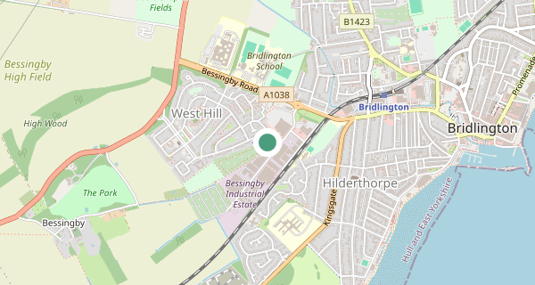 Map of the area around Bridlington driving test centre, YO16 4SF