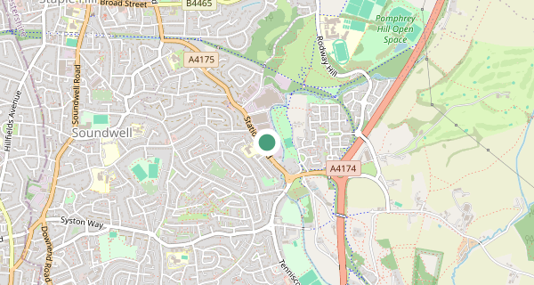 Map of the area around Bristol (Kingswood) driving test centre, BS15 4GQ