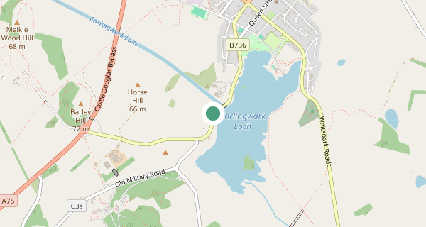 Map of the area around Castle Douglas driving test centre, DG7 1TH