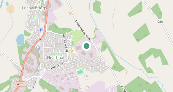 Map of the area around Dumfries LGV driving test centre, DG1 3PQ