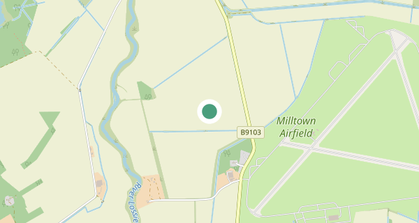 Map of the area around Elgin LGV driving test centre, IV30 8NQ