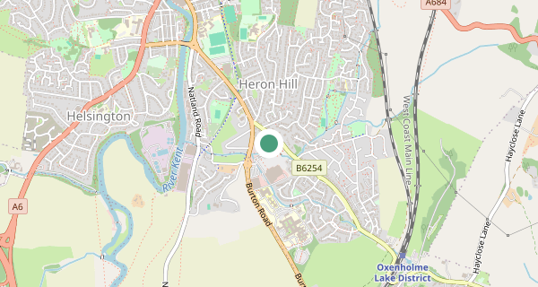 Map of the area around Kendal (Oxenholme Road) driving test centre, LA9 7RL