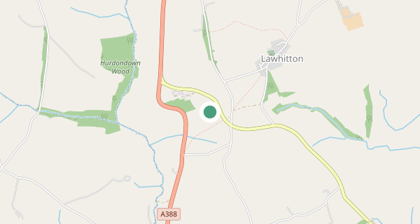 Map of the area around Launceston driving test centre, PL15 9NJ