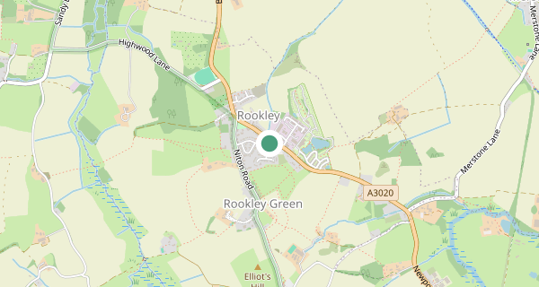 Map of the area around Rookley LGV driving test centre, PO38 3NG