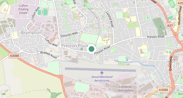 Map of the area around Yeovil driving test centre, BA20 2EN